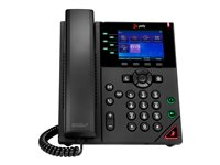 HP Poly VVX 350 - OBi Edition - VoIP-telefon - treveis anropskapasitet - SRTP, SIP, SDP - 6 linjer - svart 89B59AA