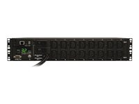 Eaton 7.4kW Single-Phase Switched PDU, LX Interface, 230V Outlets (16-C13), IEC-309 Blue 230V 32A, 3.6m Cord, 2U Rack-Mount, TAA - Horizontal rackmount - strømfordelerenhet (kan monteres i rack) - 32 A - AC 230 V - 7.4 kW - Ethernet 10/100 - inngang: IEC 60309 - utgangskontakter: 16 - 2U PDUMH32HVNET