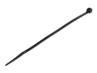 StarTech.com 15cm(6") Cable Ties, 3mm(1/8") wide, 39mm(1-3/8") Bundle Diameter, 18kg(40lb) Tensile Strength, Nylon Self Locking Zip Ties w/ Curved Tip, 94V-2/UL Listed, 1000 Pack, Black - Nylon 66 Plastic - TAA (CBMZT6BK) - Kabelfestebånd - 15.24 cm - svart - TAA-samsvar (en pakke 1000) CBMZT6BK