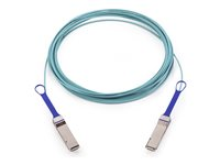 NVIDIA - Direkte 100GBase-koblingskabel - QSFP til QSFP - 10 m - 10 m - fiberoptisk - halogenfri, Ethernet-støtte 980-9I134-00C010
