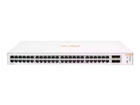 HPE Networking Instant On 1830 48G 4SFP Switch - Switch - smart - 48 x 10/100/1000 + 4 x Gigabit SFP - stasjonær, rackmonterbar JL814A#ABB