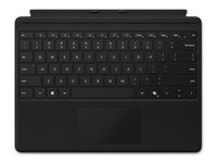 Microsoft Surface Pro Keyboard - Tastatur - med styrepute, akselerometer - bakbelysning - QWERTY - Nordisk - svart - for Surface Pro 10 for Business EP2-00402