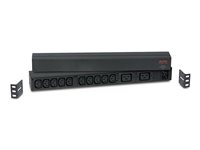 APC Basic Rack-Mount PDU - Strømfordelingslist (kan monteres i rack) - AC 208/230 V - inngang: IEC 60320 C20 - utgangskontakter: 12 (power IEC 60320 C13, IEC 60320 C19) - 2.49 m kabel - Hele verden - svart - for P/N: SRTL2K2RM1UWC, SRTL2K2RM1UWNC, SRTL3KRM1UIC, SRTL3KRM1UWC, SRTL3KRM1UWNC AP9559