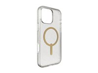 ZAGG Milan Snap - Baksidedeksel for mobiltelefon - MagSafe-samsvar - gullglans - for Apple iPhone 16 Pro Max 702315129