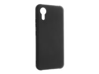 Insmat Crystal - Baksidedeksel for mobiltelefon - termoplast-polyuretan (TPU) - svart - for Samsung Galaxy XCover7 650-1237