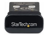 StarTech.com Bluetooth Adapter - Mini USB Adapter - Bluetooth 2.1 - Class 1 EDR - Bluetooth Receiver (USBBT1EDR2) - Nettverksadapter - USB - Bluetooth 2.1 EDR - Klasse 1 - svart USBBT1EDR2