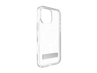 Zagg Crystal Palace Snap - Baksidedeksel for mobiltelefon - med støtte - MagSafe-samsvar - blank - for Apple iPhone 16 Pro Max 702315049