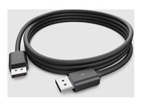 Dell CB325D - DisplayPort-kabel - DisplayPort (hann) til DisplayPort (hann) - DisplayPort 1.4 - 1.8 m - 4K 120 Hz støtte, 8K 60Hz støtte, 5K 60Hz støtte, HDR-støtte - svart DELL-CB325D-BK