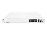 HPE Networking Instant On 1960 - Switch - Styrt - 4 x 2.5GBase-T + 8 x 100/1000/10GBase-T + 2 x 100/1000/10GBase-T + 2 x 10 Gigabit SFP+ - rackmonterbar - PoE (480 W) S0F35A#ABB