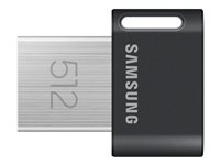 Samsung FIT Plus MUF-512AB - USB-flashstasjon - 512 GB - USB 3.2 Gen 1 - svart MUF-512AB/APC