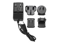 StarTech.com DC Power Adapter - 12V, 2A - Universal Replacement Power Adapter (NA, EU, UK, AU) (SVA12M2NEUA) - Strømadapter - AC 100-240 V - for P/N: RKPNLLT, S351BMU33ET, S351BMU33ETG, SV431DL2DU3A, SV431DPDDUA2, SV431DPUA2 SVA12M2NEUA