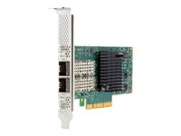 HPE 640SFP28 - Nettverksadapter - PCIe 3.0 x8 / PCIe 3.0 x4 lav profil - 25 Gigabit Ethernet x 2 - for Apollo 20 2U, 4200 Gen10; Edgeline e920; ProLiant DL360 Gen10, DL360 Gen9 817753-B21