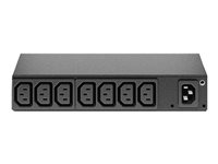 APC Basic Rack PDU AP6015A - Strømfordelerenhet (kan monteres i rack) - AC 100/120/200/208/230/240 V - inngang: IEC 60320 C14 - utgangskontakter: 8 (power IEC 60320 C13) - 1U - svart - for P/N: SCL500RM1U, SCL500RMI1U, SMTL750RM2UCNC, SMX2KR2UX145, SMX3KR2UNCX145, SMX750CUS AP6015A