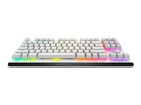 Alienware AW420K - Tastatur - uten nummertastatur - bakgrunnsbelyst - USB - QWERTY - USA - tastsvitsj: CHERRY MX Red - månelys AW420K-W-WW