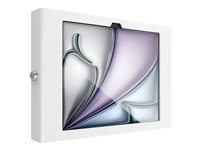 Compulocks iPad Air M2 & M3 11", Apex Secured Enclosure Wall Mount - White - Innhegning - for nettbrett - glassmontering, plass - låsbar - høyverdig aluminium - hvit - skjermstørrelse: 11" - monteringsgrensesnitt: 100 x 100 mm - veggmonterbar 11APXW