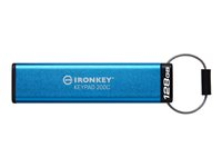 Kingston IronKey Keypad 200C - USB-flashstasjon - kryptert - FIPS 140-3 Level 3 - 128 GB - USB-C 3.2 Gen 1 IKKP200C/128GB