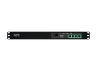APC Easy Switched PDU EPDU1016S - Strømfordelerenhet (kan monteres i rack) - AC 200/208/230 V - 3680 VA - Ethernet - inngang: IEC 60320 C20 - utgangskontakter: 8 (8 x IEC 60320 C13) - 1U - 2.5 m kabel - svart - for P/N: SCL500RM1U, SCL500RMI1U, SMX1500RM2UCNC, SMX2KR2UX145, SMX3KR2UNCX145, SMX750CUS EPDU1016S