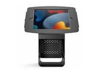Compulocks iPad 10.2" Space Enclosure Tablet Printer Kiosk - Stativ - kioskstil - for skriver/nettbrett - svart - monteringsgrensesnitt: 100 x 100 mm - skranke, frittstående PK01102IPDSB