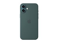 Apple - Baksidedeksel for mobiltelefon - MagSafe-samsvar - silikon - innsjøgrønn - for iPhone 16 Plus MYYH3ZM/A