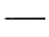 APC Easy Metered Rack PDU EPDU1216M - Strømfordelerenhet (kan monteres i rack) - AC 400 V - 11000 VA - 3-faset - Ethernet - inngang: IEC 60309 3P+N+PE - utgangskontakter: 24 (21 x IEC 60320 C13, 3 x IEC 60320 C19) - 0U - 1.98 m kabel - svart - for P/N: SMX1500RM2UCNC, SMX2KR2UX145, SMX3KR2UNCX145, SMX750C, SMX750CNC, SMX750CUS EPDU1216M