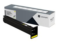Lexmark - Gul - original - boks - tonerpatron LCCP - for Lexmark CX961se, CX962se, CX963se 77L0H40
