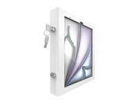 Compulocks iPad Air M2 & M3 13", Apex Enclosure Mast Stand - White - Monteringssett (hus, stativ) - for nettbrett - låsbar - metallramme - hvit - skjermstørrelse: 13" - skranketopp, veggmonterbar - for Apple 13-inch iPad Air (M2, M3) 333W13APXW