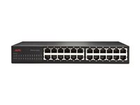 APC 24 Port 10/100 Ethernet Switch - Switch - 24 x 10/100 - rackmonterbar - for P/N: AR3103SP, AR3106SP, SCL400RMJ1U, SCL500RMI1UNC, SRT1000RMXLI, SRT1000RMXLI-NC AP9224110
