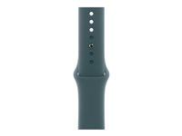 Apple - Klokkestropp for smart armbåndsur - 46mm - M-størrelse - innsjøgrønn MXLR3ZM/A