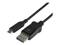 StarTech.com 3.3ft/1m USB C to DisplayPort 1.4 Cable, 4K/5K/8K USB Type-C to DP 1.4 Alt Mode Video Adapter Converter, HBR3/HDR/DSC, 8K 60Hz DP 1.4 Monitor Cable for USB-C and Thunderbolt 3 - USB-C to DP 8K Cable (CDP2DP141MB) - Ekstern videoadapter - USB-C - DisplayPort - svart - for P/N: TB4CDOCK CDP2DP141MB