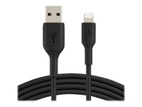 Belkin BoostCharge - Lightning-kabel - Lightning hann til USB hann - 3 m - svart CAA001BT3MBK