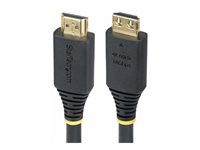 StarTech.com 15ft High Speed HDMI Cable w/Gripping Connectors, 4K 60Hz - High Speed - HDMI-kabel med Ethernet - HDMI hann til HDMI hann - 4.5 m - skjermet - svart - halogenfri, passiv, 4K 60Hz støtte, støtte for 1080p 240 Hz, 2K 144Hz støtte HDMI2-CABLE-GRIP-15F