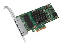Intel Ethernet Server Adapter I350-T4V2 - Nettverksadapter - PCIe 2.1 x4 lav profil - 1000Base-T x 4 I350T4G2P20