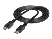 StarTech.com 5m Long DisplayPort 1.2 Cable with Latches DisplayPort 4k - DisplayPort-kabel - DisplayPort (hann) til DisplayPort (hann) - 5 m - låst - svart DISPL5M