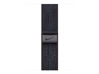 Apple Nike - Sløyfe for smart armbåndsur - 40mm - 130 - 190 mm - svart/blå MC1L4ZM/A