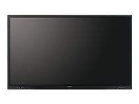 Sharp PN-LC752 - 75" Diagonalklasse LED-bakgrunnsbelyst LCD-skjerm - interaktiv - med pekeskjerm (multiberørings) - 4K UHD (2160p) 3840 x 2160 - Direct LED 60005892
