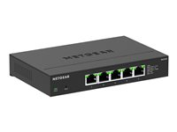 NETGEAR 300 Series Plus - Switch - multi-gigabit - Styrt - 5 x 100/1000/2.5G - stasjonær, veggmonterbar MS305E-100EUS