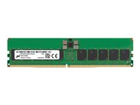 Micron - DDR5 - modul - 32 GB - DIMM 288-pin - 6400 MHz / PC5-51200 - CL52 - 1.1 V - registrert - ECC - grønn MTC20F2085S1RC64BD2R