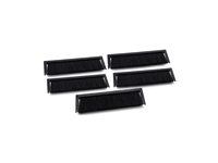 APC NetShelter SX - Racktakbørstestripe - svart - for P/N: SMX1000CUS, SMX1500RM2UCNCUS, SMX1500RM2UCUS, SMX2KR2UX145, SMX3KR2UNCX145, SMX750CUS AR7714