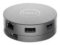 Dell Mobile Adapter DA310 - Dokkingstasjon - USB-C - VGA, DP, HDMI, USB-C - 1GbE DELL-DA310
