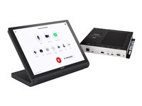 Crestron Flex UC-CX100-PRO-Z-WM - For Zoom Rooms - Integrator Kit - videokonferansesett (berøringsskjermkonsoll, mini-PC, sender) - Zoom Certified - svart - power adapter included UC-CX100-PRO-Z-WM
