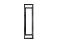 APC NetShelter 4 Post Open Frame Rack - Rack - svart - 44U - for P/N: SMTL1500RM3UC, SMTL1500RMI3UC, SRT2200RMXLAUS, SRTL3KRM1UC, SRTL3KRM1UNC AR204A