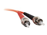 C2G ST-ST 62.5/125 OM1 Duplex Multimode PVC Fiber Optic Cable (LSZH) - Koblingskabel - ST flermodus (hann) til ST flermodus (hann) - 15 m - 15 m - fiberoptisk - dupleks - 62,5 / 125 mikroner - OM1 - halogenfri - oransje 85450