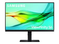 Samsung ViewFinity S6 S24D600UAU - S60UD Series - LED-skjerm - QHD - 24" - HDR LS24D600UAUXEN