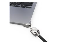 Compulocks Ledge Lock Adapter for MacBook Air 13" M2-M4 with Keyed Lock Silver - Sikkerhetssporlåsadapter - med nøkkellås - for Apple MacBook Air M2 MBALDG04KL