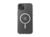 Belkin SheerForce - Baksidedeksel for mobiltelefon - magnetisk - MagSafe-samsvar - blank - tynn, lettvekts - for Apple iPhone 15 Plus MSA020BTCL