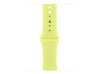 Apple - Bånd for smart armbåndsur - 40mm - S/M-størrelse - neongul - for Watch Hermès Series 7, Hermès Series 9, SE 3, Series 10, Series 11, Series 8, Series 9 MFFT4ZM/A