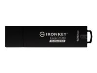 IronKey D300S Managed - USB-flashstasjon - kryptert - FIPS 140-2 Level 3 - 128 GB - USB 3.1 Gen 1 - TAA-samsvar IKD300SM/128GB
