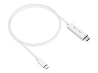 HyperDrive - Adapterkabel - USB-C hann til HDMI hann - 2.5 m - hvit - 4K 60Hz støtte, Støtte for DP Alt-modus HD6007WHGL