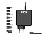 PORT Connect - Strømadapter - universal - AC 100-240 V - 65 watt - Europa 900093B-EU