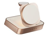 ZENS Nightstand Charger Pro 2 - Limited Edition - trådløst ladestativ + AC-strømadapter - 20 watt - Apple Fast Charge - kobber, hvit ZEDC28W/00